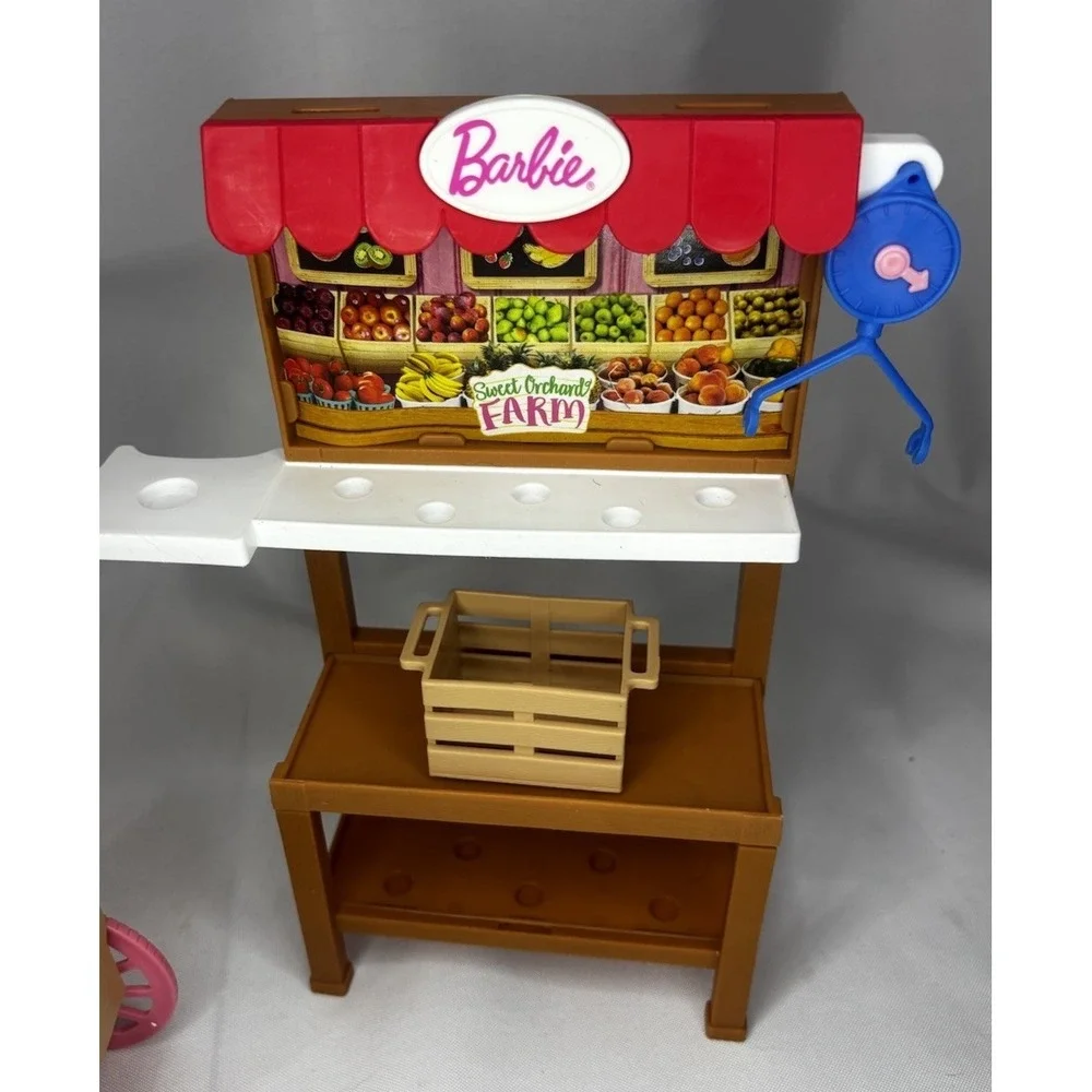 Barbie Sweet Orchard Farm, Farmers Market Cart & Accessories